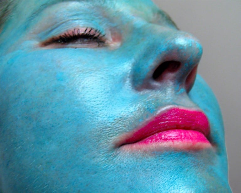 Peeling blauw
